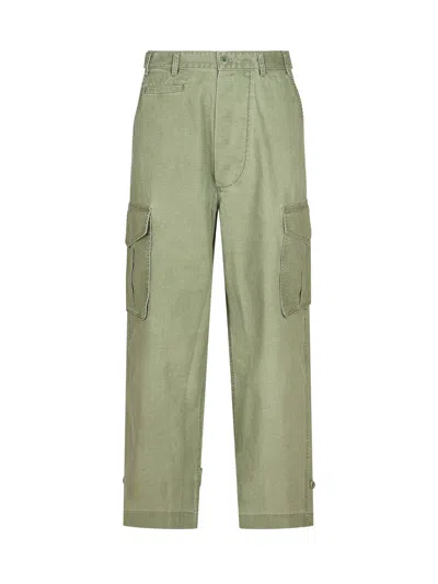 Kenzo Cargo Trousers In Brown