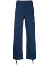 Kenzo Cargo Pants In Blue