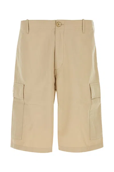 Kenzo Beige Cotton Bermuda Shorts
