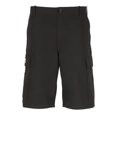 Kenzo Cargo Workwear Shorts In Black