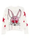 Kenzo Cartoon Knit Sweater In White