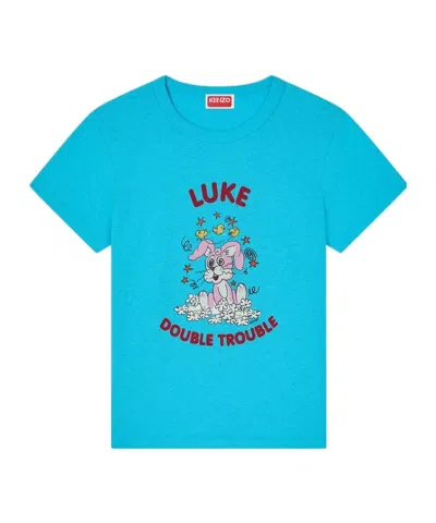 Kenzo ' Cartoon' T-shirt In Cotton In Blue