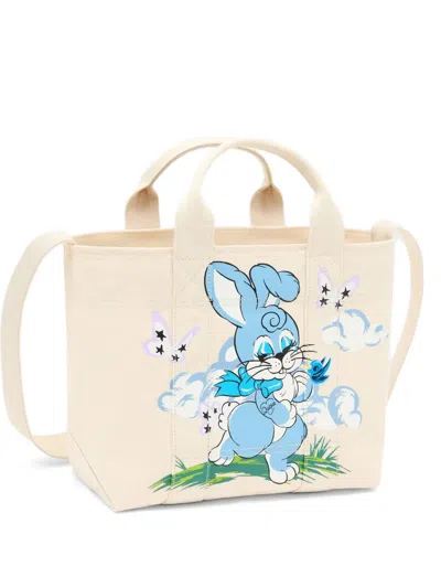 Kenzo Cartoon-print Tote Bag In Neutral