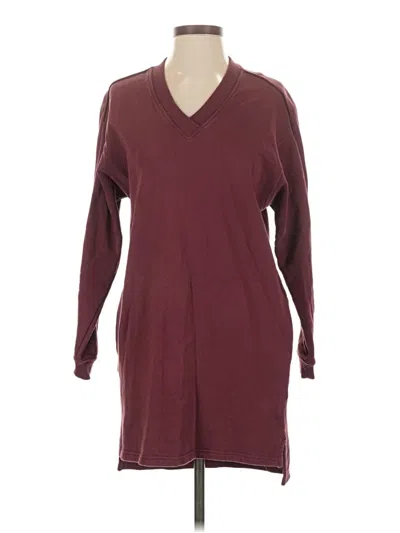 Pre-owned Kenzo Casual Dress In Burgundy