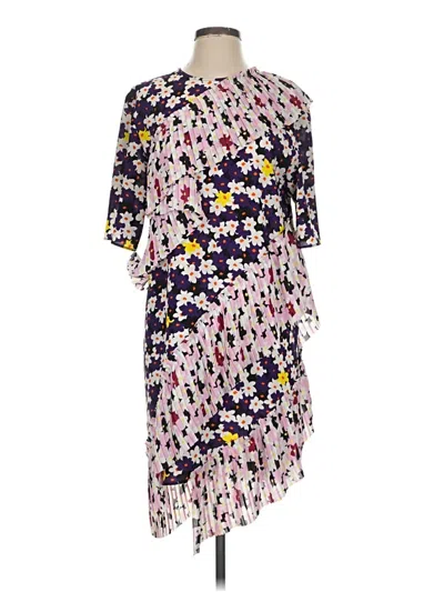 Pre-owned Kenzo Casual Dress In Purple