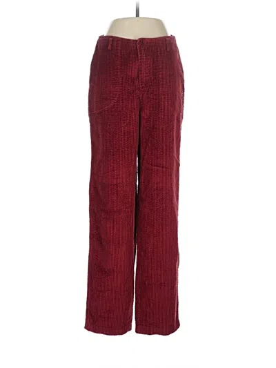 Pre-owned Kenzo Casual Pants In Burgundy