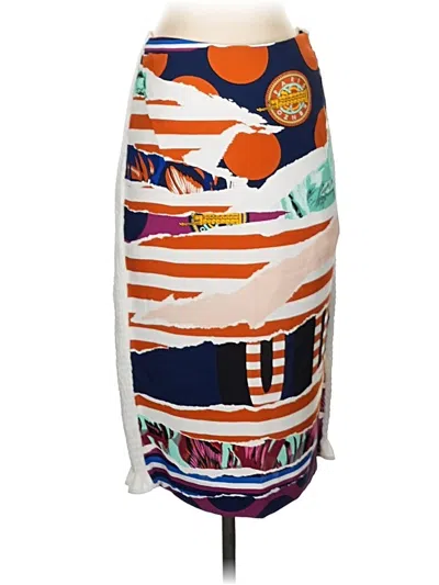 Pre-owned Kenzo Casual Skirt In White