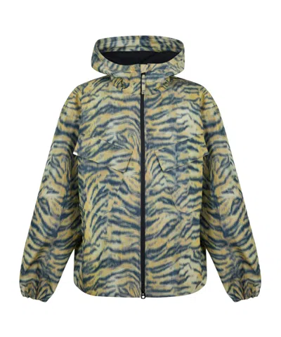 Kenzo Casual Windbreaker In Gray
