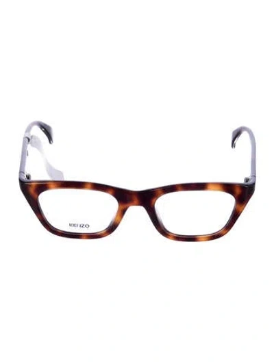 Pre-owned Kenzo Cat-eye Eyeglasses W/ Tags In Brown
