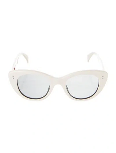 Pre-owned Kenzo Cat-eye Tinted Sunglasses In Neutral