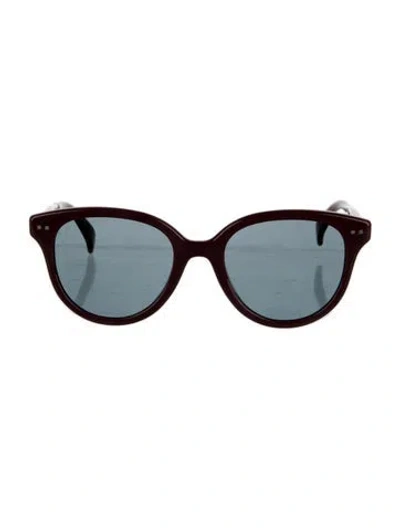 Pre-owned Kenzo Cat-eye Tinted Sunglasses In Red