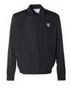 Kenzo Tiger Patch Reversible Bomber In Black