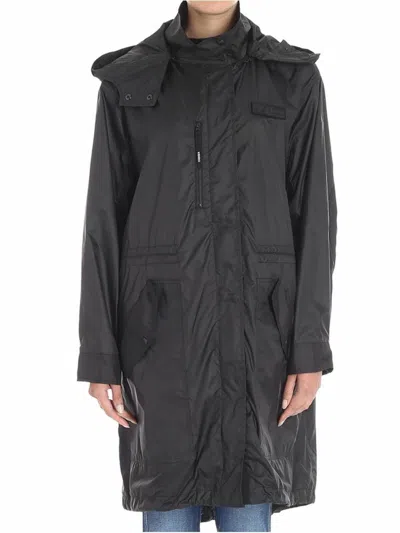 Kenzo Black Hyper Parka Jacket In Negro