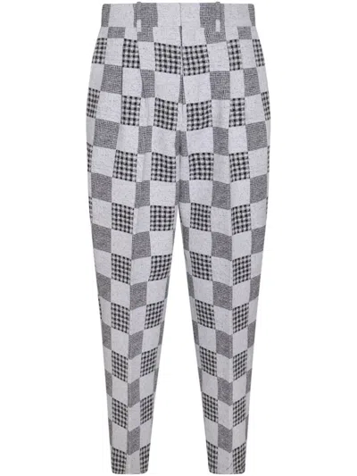 KENZO CHECKED TROUSERS