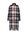 Kenzo Woman Coat Midnight Blue Size 4 Wool