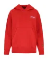 Kenzo Chest Logo-print Detail Hoodie In Red