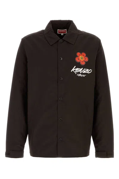 KENZO CHOCOLATE NYLON KENZO X FUTURA 2000 JACKET