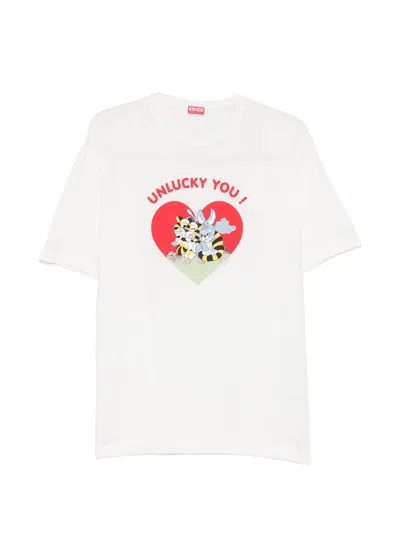 Kenzo Classic Cartoon Graphic T-shirt For Men In Animal Print