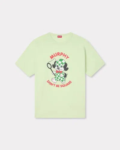 Kenzo Classic Cartoon T-shirt For Men In Almndgreen