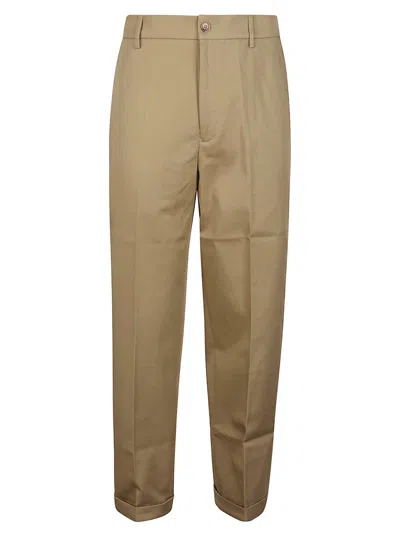 Kenzo Classic Chino Pant In Beige Fonce
