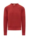 Kenzo Classic Pullover Sweater For Men - Medium In Medium Red