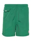 Kenzo Classic Swim Trunks In Green