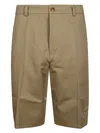 Kenzo Chino Bermuda In Neutral