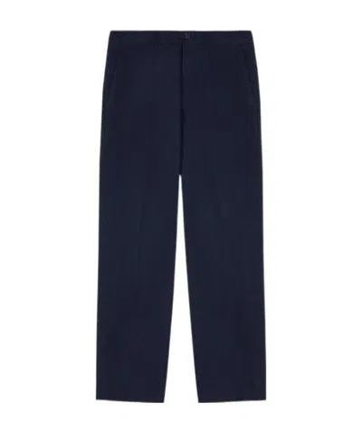 Kenzo Classic Twill Casual Pants In Black