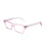 Kenzo Clear Cat Eye Ladies Sunglasses Kz40021f 72z 51