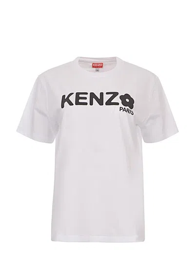 Kenzo Cotton Crew-neck T-shirt In White