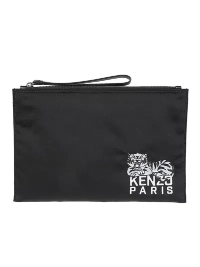 Kenzo Clutches In Black