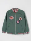 Kenzo Coat  Kids Kids Color Olive In Olive