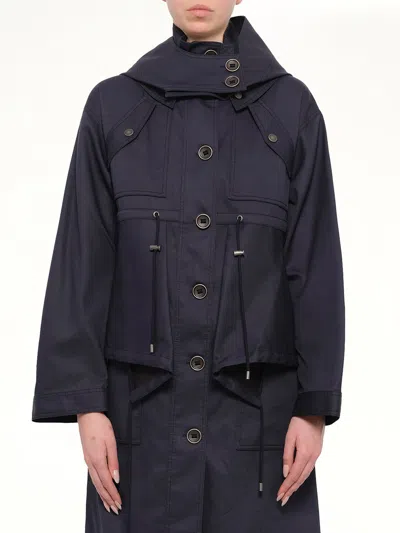 Kenzo Coat In Blue