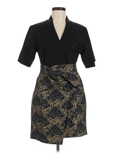 Pre-owned Kenzo Cocktail Dress In Black