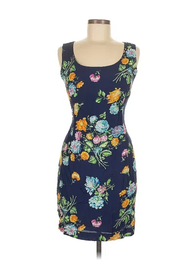 Pre-owned Kenzo Cocktail Dress In Blue