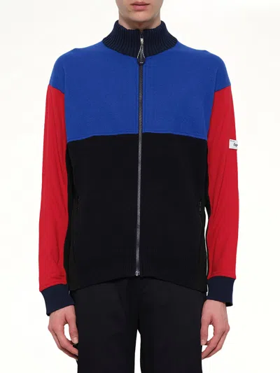 Kenzo Colorblock Zip Jacket In Multi