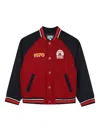 Kenzo Colour-block Bomber Jacket In Multi