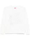 Kenzo Constellation Embroidered Sweatshirt In 白色