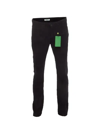 Pre-owned Kenzo Corduroy Slim-fit Trousers In Blue