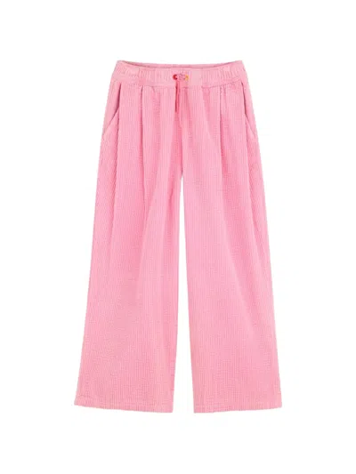 Kenzo Kids' Corduroy Trousers In Pink