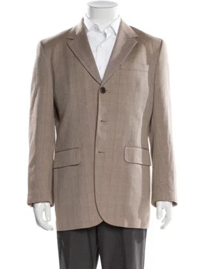 Pre-owned Kenzo Cotton Blazer In Neutral