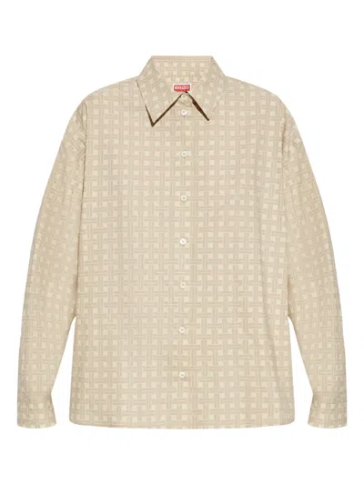 KENZO COTTON-BLEND SHIRT