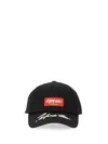 Kenzo Men Baseball Cap With Embroidered Logo In Black