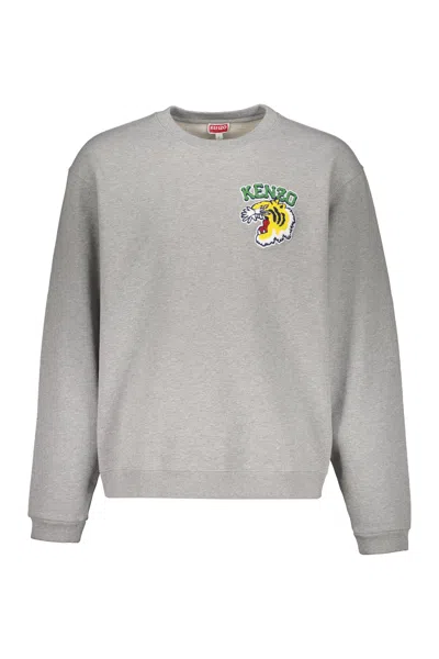 Kenzo Cotton Crew-neck Sweatshirt In Multi