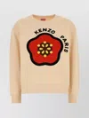 Kenzo Cotton Crew Neck Sweatshirt With Graphic Print