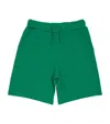 Kenzo Cotton Drawstring Shorts In Green