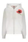 Kenzo Woman Sweatshirt White Size Xs Cotton In White