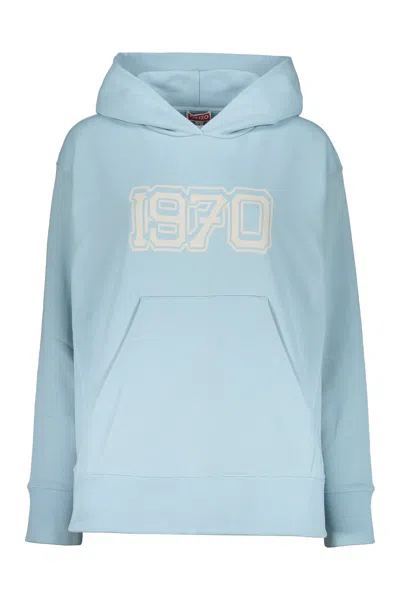 Kenzo Cotton Hoodie In Multi