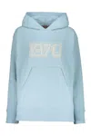 Kenzo 'tiger Varsity' Oversize Sweatshirt In Light Blue