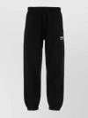 KENZO COTTON JOGGERS WITH ELASTIC CUFFS AND WAISTBAND